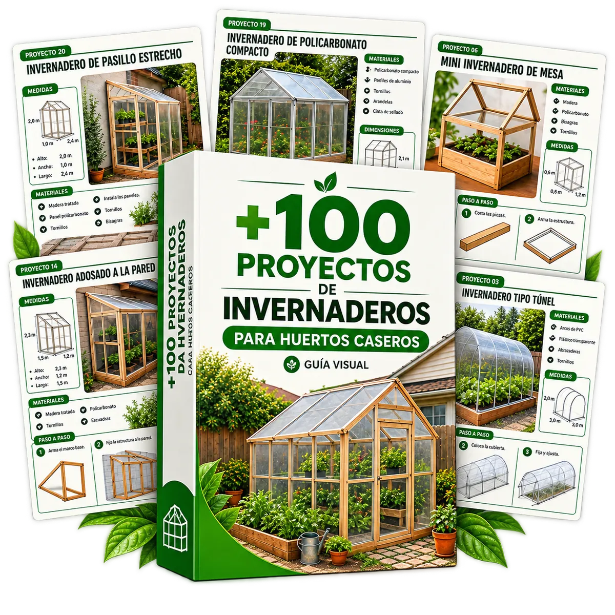 +100 proyectos visuales de invernaderos